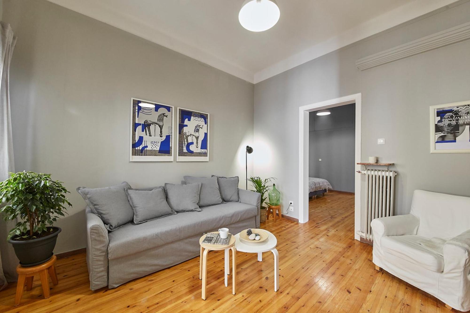 Bright Bright B Central Apartment With Balcony Солун Екстериор снимка